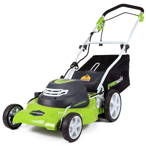 Greenworks 16-Inch Reel Lawn Mower with. . Best push lawn mower